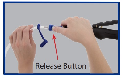 Golf Cart Battery Watering System release button